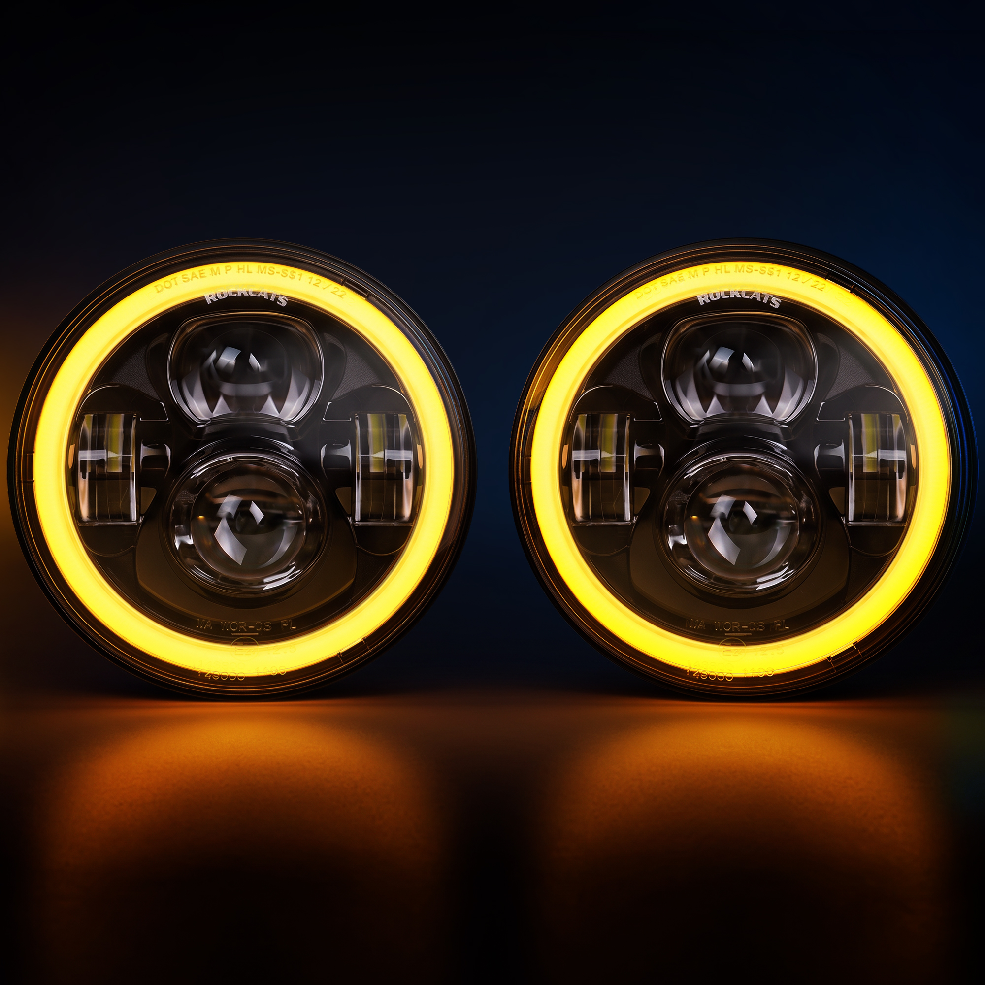 7" LED Headlight for Jeep CJ/Wrangler TJ/JK/LJ